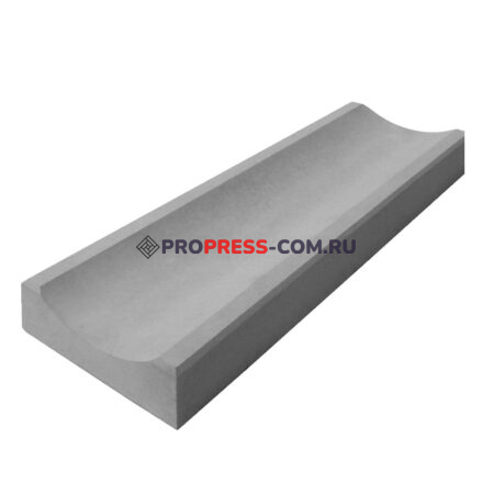 Фото 14 - Лоток Водоотливной ProPress 50х16х5 см (бетонный) Серый